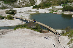 HS20 timber vehicular bridge at Streamsong® Resort - Polk County, FL by Bridge Builders